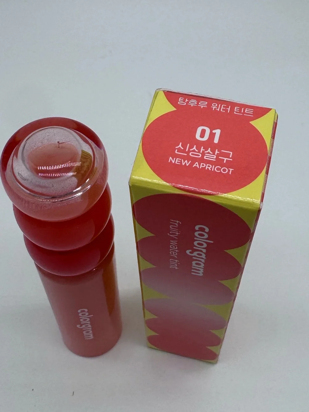Colorgram Fruity Water Tint 01 New Apricot — Apricot Lip Tint